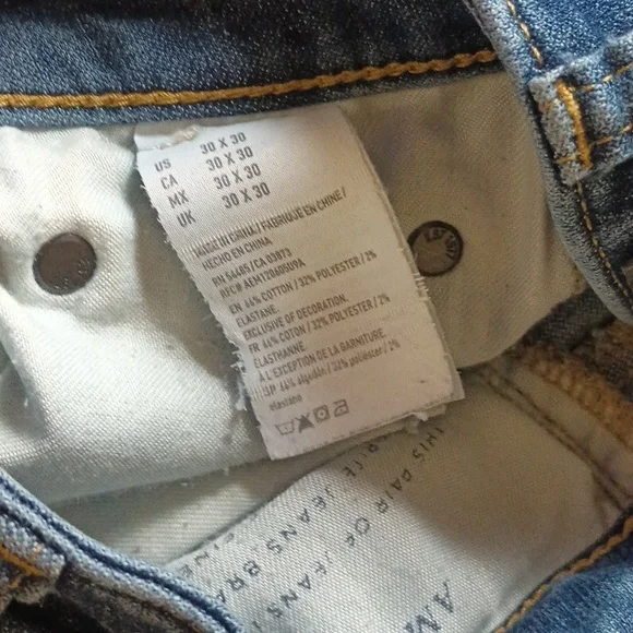 American Eagle Outfitters Women's Jeans Size 4 Casual Extreme Flex Classic Fit - Picture 4 of 8